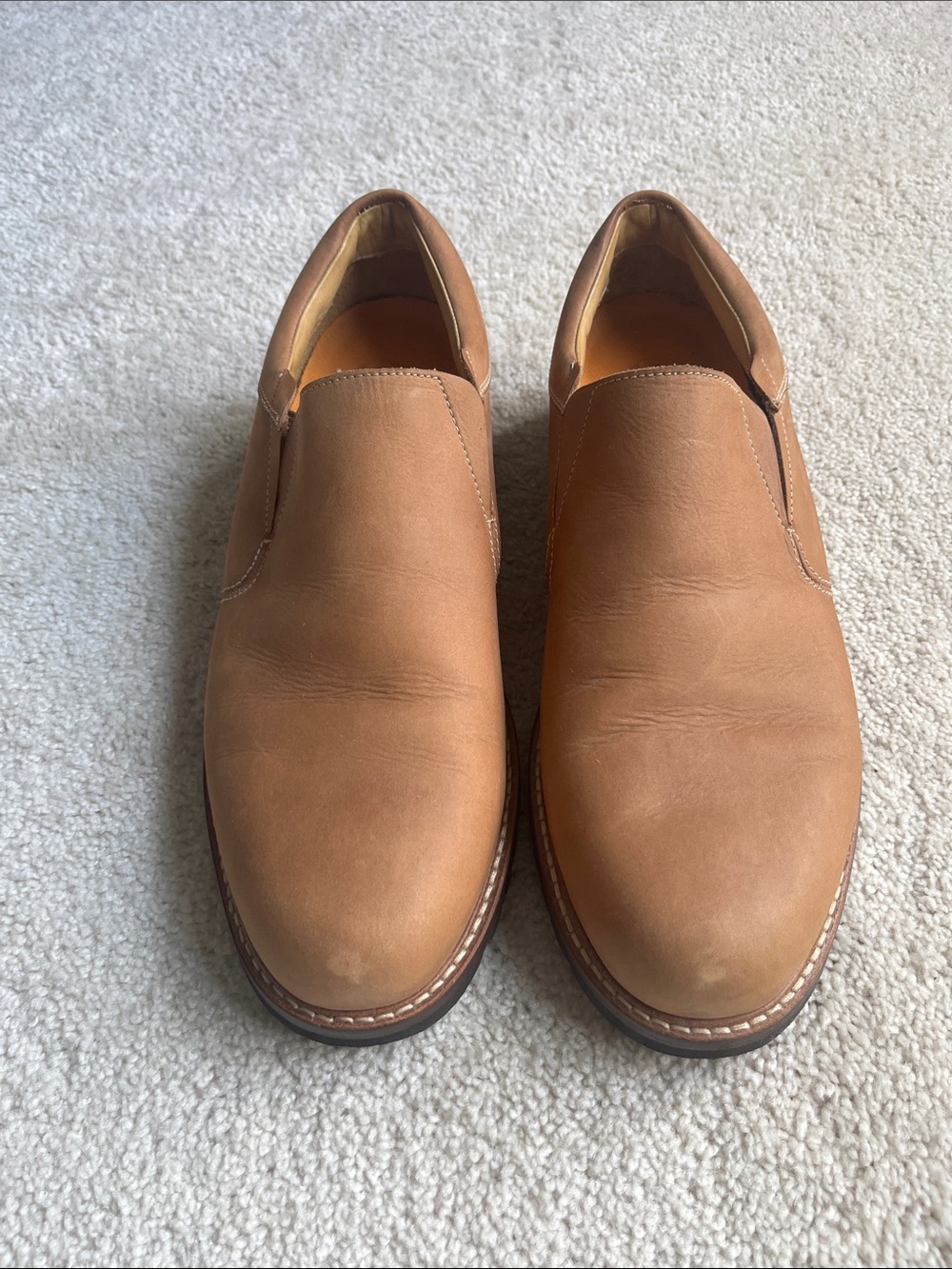 12, Vibram, Gum Lite Slip-On Loafers